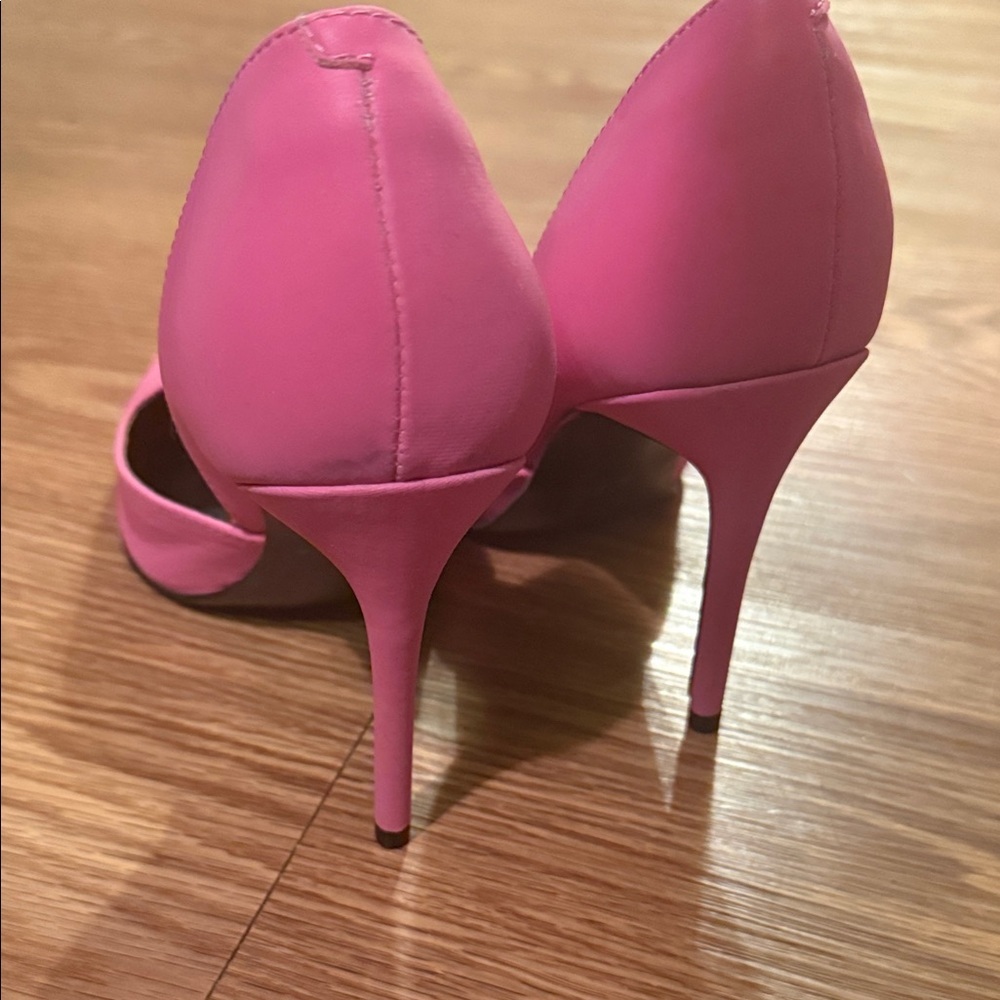 Marc Fisher Vibrant Pink Pointed Heels - Picture 6 of 10